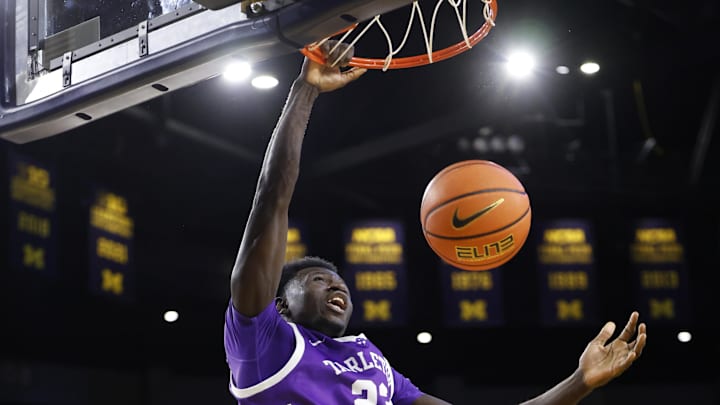 Tarleton Texans forward Chris Mpaka (23) 