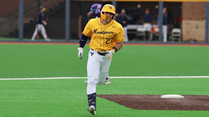 West Virginia University junior JJ Wetherholt. 