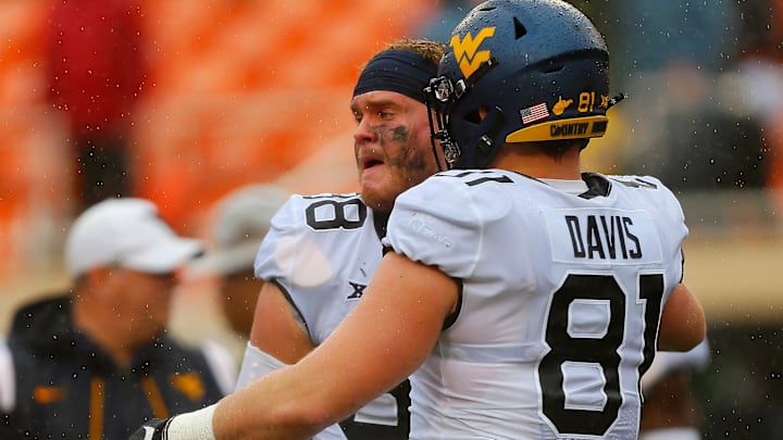 WVU veteran Treylan Davis, pictured here, sees big future for his younger teammate Jeremiah Trotter.