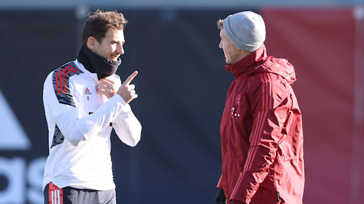 Leon Goretzka und Julian Nagelsmann