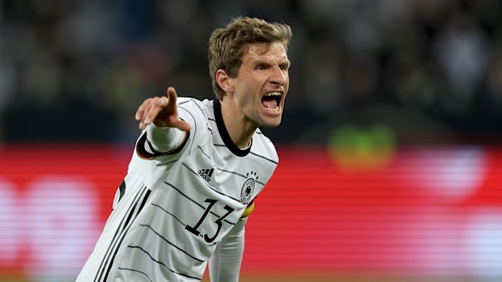 Thomas Müller und die deutsche Nationalmannschaft trifft auf die Niederlande.