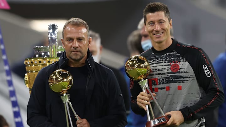 Hansi Flick und Robert Lewandowski