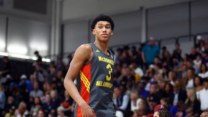 Mar 30, 2026; Goodyear, AZ, USA; Bruce Branch III (3) during the McDonalds All American Jam Fest at Millennium High School. Mandatory Credit: Mark J. Rebilas-Imagn Images