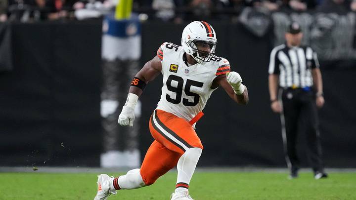 Cleveland Browns defensive end Myles Garrett in 2025