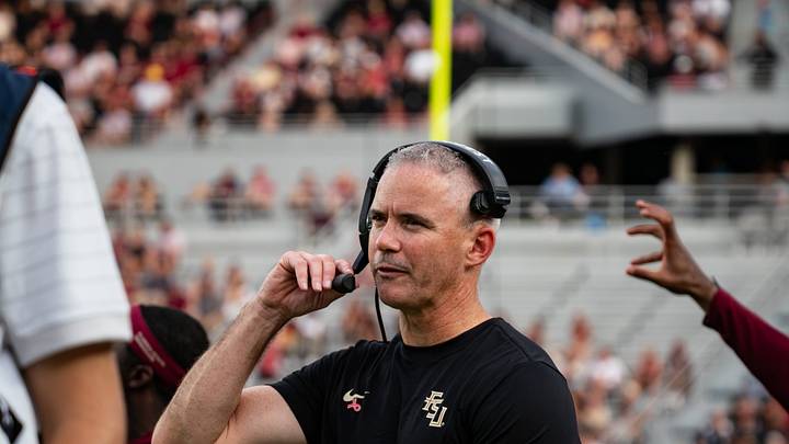 Florida State University football head coach Mike Norvell.