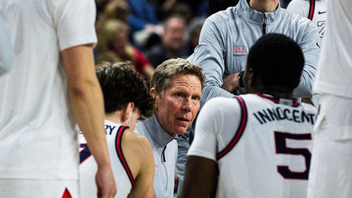 Gonzaga Bulldogs head coach Mark Few. Gonzaga Bulldogs head coach Mark Few.