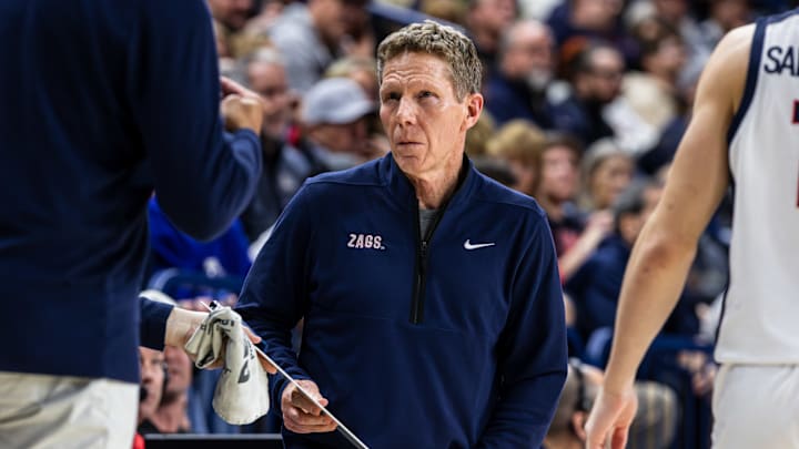 Gonzaga Bulldogs head coach Mark Few.