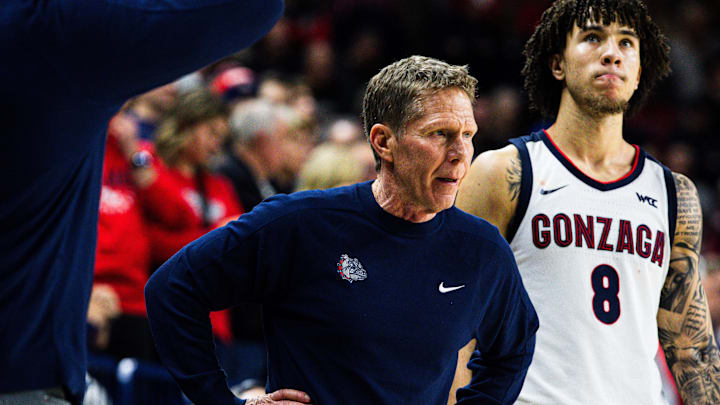 Gonzaga Bulldogs head coach Mark Few.