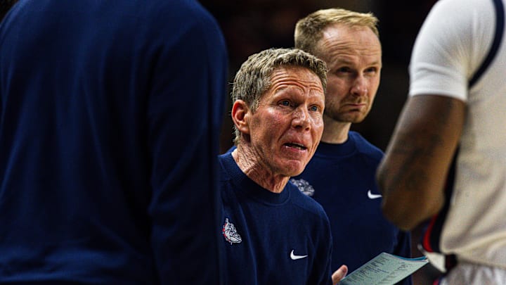 Gonzaga Bulldogs head coach Mark Few.