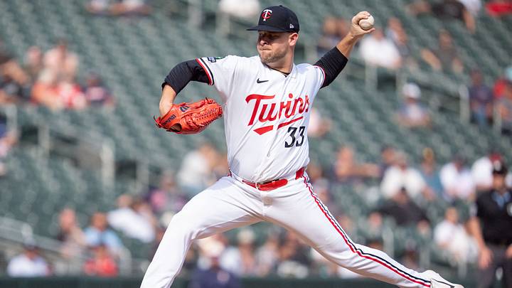 Minnesota Twins pitcher A.J. Minter. Credit: Matt Blewett-Imagn Images Minnesota Twins pitcher A.J. Minter. Credit: Matt Blewett-Imagn Images