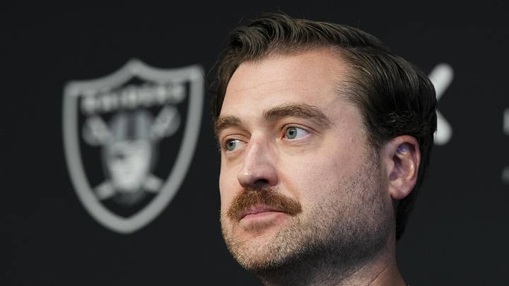 May 28, 2026; Henderson, NV, USA; Las Vegas Raiders offensive coordinator Andrew Janocko speaks during a news conference during organized team activities at Intermountain Health Performance Center. Mandatory Credit: Candice Ward-Imagn Images May 28, 2026; Henderson, NV, USA; Las Vegas Raiders offensive coordinator Andrew Janocko speaks during a news conference during organized team activities at Intermountain Health Performance Center. Mandatory Credit: Candice Ward-Imagn Images