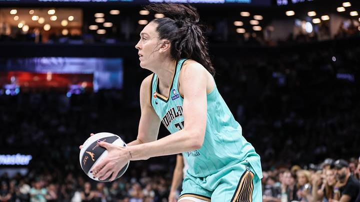 Jun 3, 2026; Brooklyn, New York, USA;  New York Liberty forward Breanna Stewart (30) at Barclays Center. Mandatory Credit: Wendell Cruz-Imagn Images