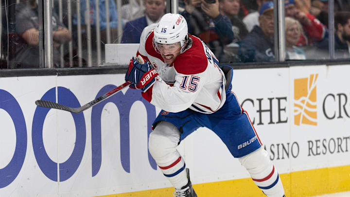 Nov 24, 2023; San Jose, California, USA; Montreal Canadiens center Alex Newhook.