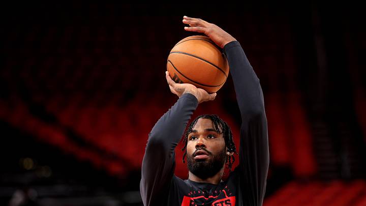 May 1, 2026; Houston, Texas, USA; Houston Rockets forward Tari Eason (17) warms up prior to game six of the first round of the 2026 NBA Playoffs against the Los Angeles Lakers at Toyota Center. Mandatory Credit: Erik Williams-Imagn Images May 1, 2026; Houston, Texas, USA; Houston Rockets forward Tari Eason (17) warms up prior to game six of the first round of the 2026 NBA Playoffs against the Los Angeles Lakers at Toyota Center. Mandatory Credit: Erik Williams-Imagn Images