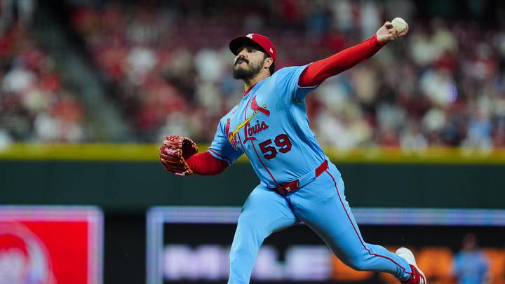 May 23, 2026; Cincinnati, Ohio, USA; St. Louis Cardinals pitcher Jojo Romero (59) throws against the Cincinnati Reds at Great American Ball Park. Mandatory Credit: Aaron Doster-Imagn Images May 23, 2026; Cincinnati, Ohio, USA; St. Louis Cardinals pitcher Jojo Romero (59) throws against the Cincinnati Reds at Great American Ball Park. Mandatory Credit: Aaron Doster-Imagn Images
