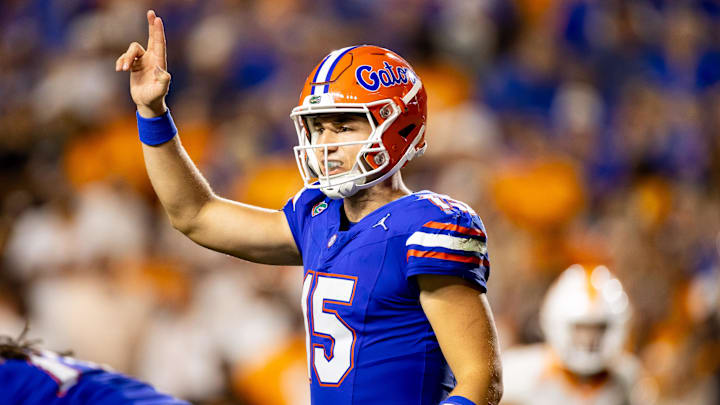 Florida Gators quarterback Graham Mertz (15)