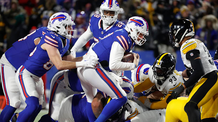 Allen runs a version of the Tush Push in Buffalo