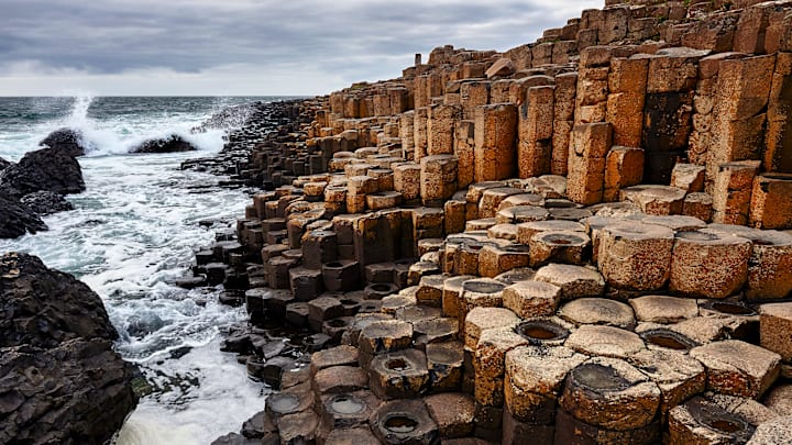 Tourists are damaging the Giant’s Causeway in Northern Ireland.