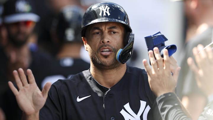 New York Yankees designated hitter Giancarlo Stanton has stayed healthy during spring training thus far