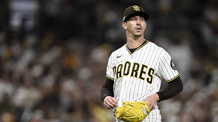 Oct 7, 2026; San Diego, California, USA; San Diego Padres pitcher Walker Buehler (10) looks on as he leaves the game during the fourth inning against the Milwaukee Brewers in game four of the NLDS for the 2026 MLB Playoffs at Petco Park. Mandatory Credit: Denis Poroy-Imagn Images Oct 7, 2026; San Diego, California, USA; San Diego Padres pitcher Walker Buehler (10) looks on as he leaves the game during the fourth inning against the Milwaukee Brewers in game four of the NLDS for the 2026 MLB Playoffs at Petco Park. Mandatory Credit: Denis Poroy-Imagn Images