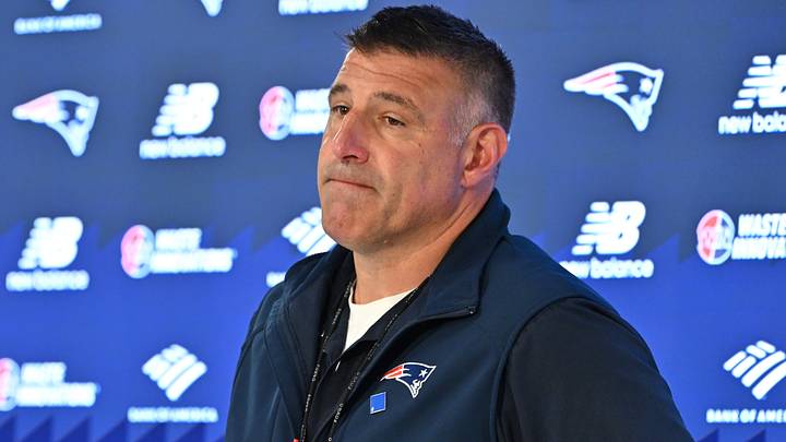 Jun 9, 2026; Foxborough, MA, USA; New England Patriots head coach Mike Vrabel holds a press conference before the start of minicamp practice at Gillette Stadium. Mandatory Credit: Eric Canha-Imagn Images Jun 9, 2026; Foxborough, MA, USA; New England Patriots head coach Mike Vrabel holds a press conference before the start of minicamp practice at Gillette Stadium. Mandatory Credit: Eric Canha-Imagn Images