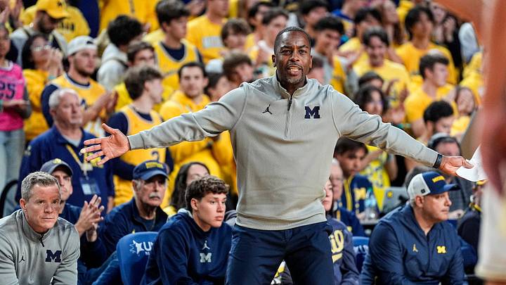 Michigan associate head coach Mike Boynton will be a top candidate for the Wolverines’ head coaching gig after Dusty May left for the NBA’s Mavericks. Michigan associate head coach Mike Boynton will be a top candidate for the Wolverines’ head coaching gig after Dusty May left for the NBA’s Mavericks.