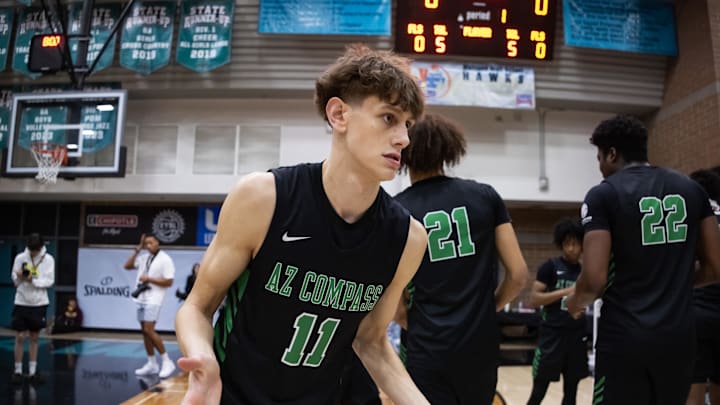 Arizona Compass Prep guard and Gonzaga commit Davis Fogle (11) is a consensus four-star recruit in the class of 2025. Arizona Compass Prep guard and Gonzaga commit Davis Fogle (11) is a consensus four-star recruit in the class of 2025.