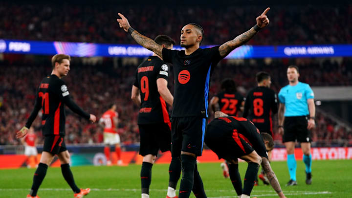 SL Benfica v FC Barcelona - UEFA Champions League 2024/25 Round of 16 First Leg