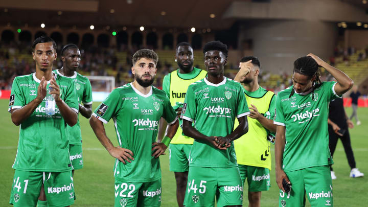 Les joueurs de l'ASSE se sont inclinés 1-0 à Monaco lors de la première journée.