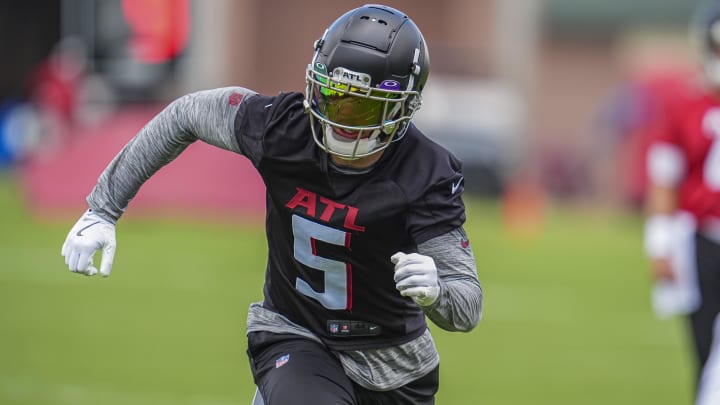 The Atlanta Falcons' new-look wide receiver room is still led by Drake London. The Atlanta Falcons' new-look wide receiver room is still led by Drake London.