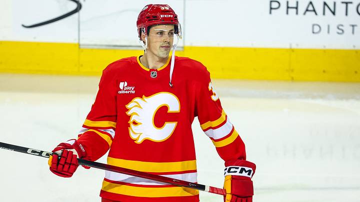 Tyson Gross of the Calgary Flames