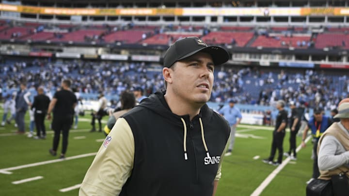 New Orleans Saints head coach Kellen Moore New Orleans Saints head coach Kellen Moore