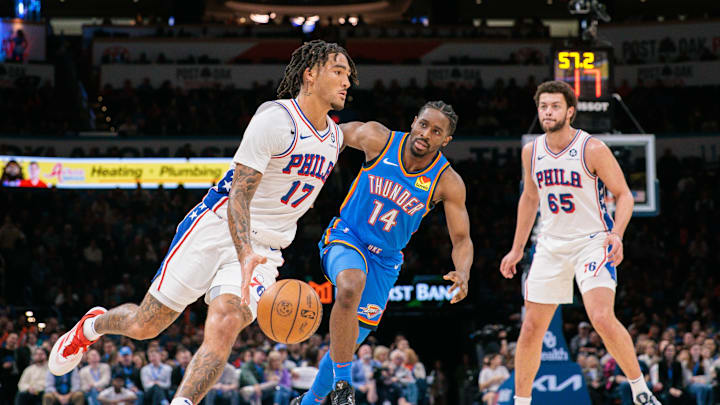 Philadelphia 76ers v Oklahoma City Thunder