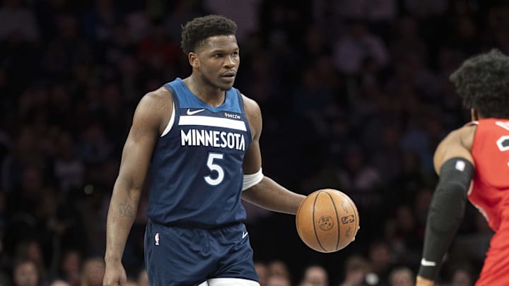 The Minnesota Timberwolves and guard Anthony Edwards are favored on Sunday.