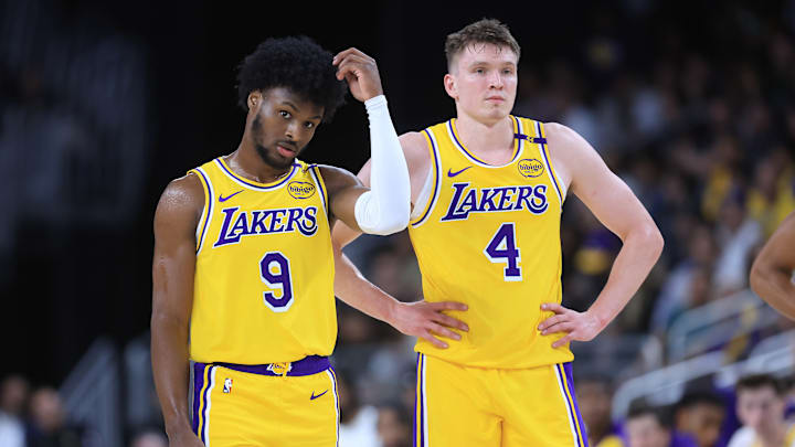 Pictured: The biggest winner of the NBA preseason, and Bronny James