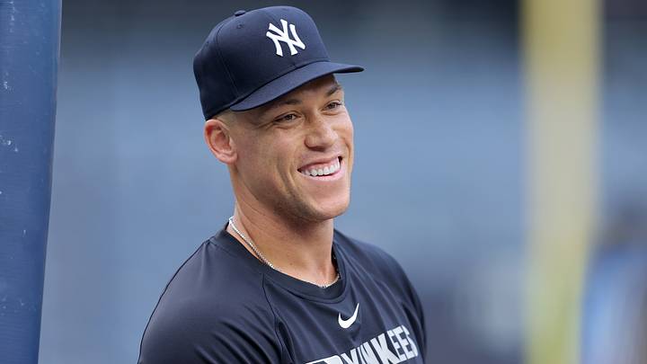 New York Yankees right fielder Aaron Judge. New York Yankees right fielder Aaron Judge.