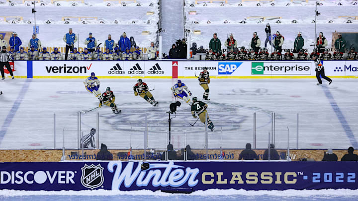 2022 Discover NHL Winter Classic - St Louis Blues v Minnesota Wild