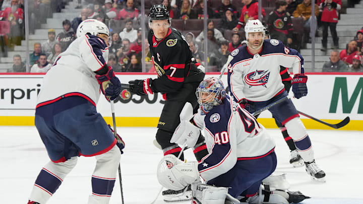 Columbus Blue Jackets v Ottawa Senators