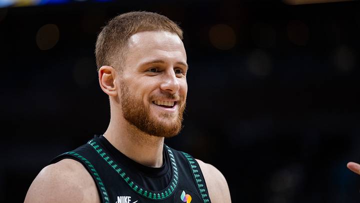 Apr 7, 2026; Indianapolis, Indiana, USA; Minnesota Timberwolves guard Donte DiVincenzo (0) looks on in the second half against the Indiana Pacers at Gainbridge Fieldhouse. Mandatory Credit: Trevor Ruszkowski-Imagn Images