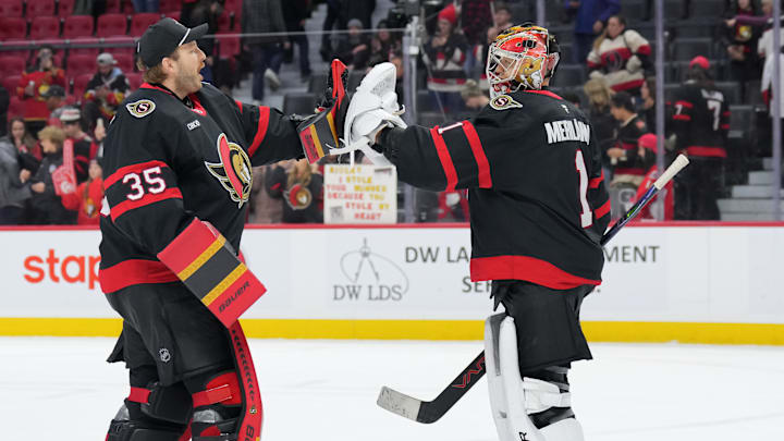 Linus Ullmark, Leevi Meriläinen