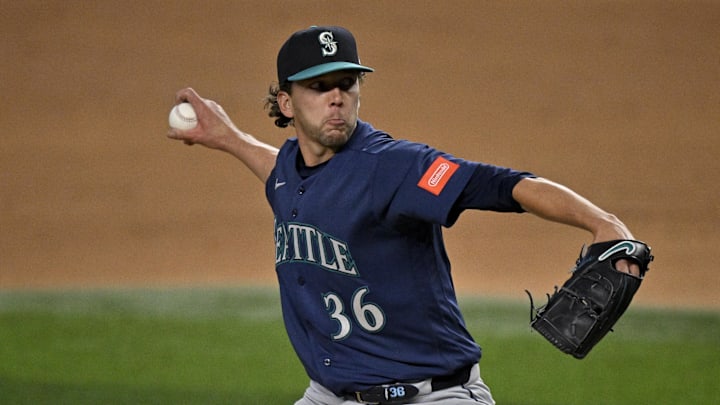 Seattle Mariners starting pitcher Logan Gilbert is a great prop target on April 22. 
