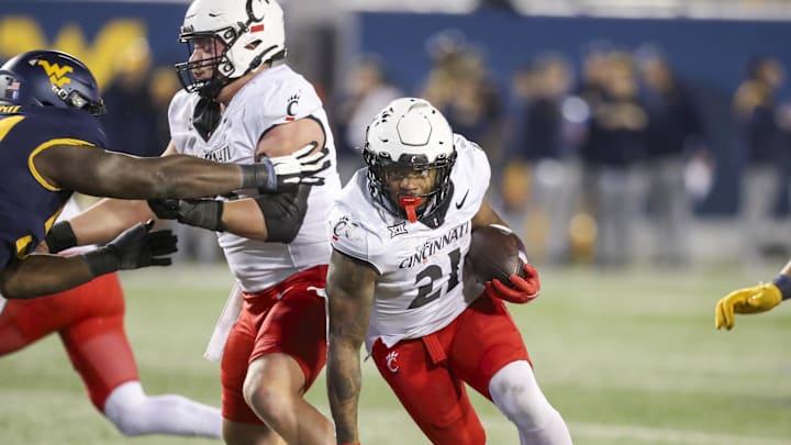 Cincinnati Bearcats take on West Virginia Mountaineers at Milan Puskar Stadium in 2023