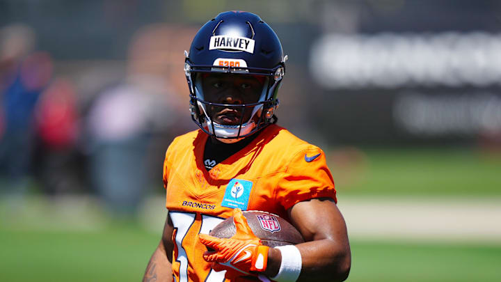 Denver Broncos running back RJ Harvey