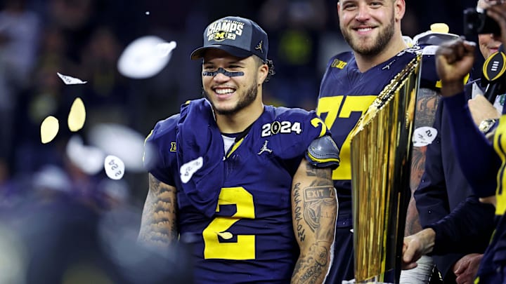 The Michigan Wolverines are the latest college football team to finish the season undefeated.