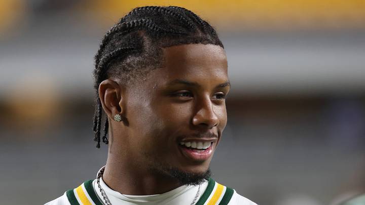 Aug 13, 2026; Pittsburgh, Pennsylvania, USA;  Green Bay Packers wide receiver Matthew Golden (0) exits the field after playing the Pittsburgh Steelers at Acrisure Stadium. Mandatory Credit: Charles LeClaire-Imagn Images
