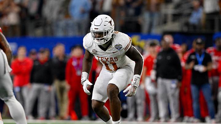 Texas Longhorns linebacker Colin Simmons. Mandatory Credit: Jerome Miron-Imagn Images Texas Longhorns linebacker Colin Simmons. Mandatory Credit: Jerome Miron-Imagn Images