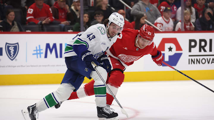 Vancouver Canucks v Detroit Red Wings