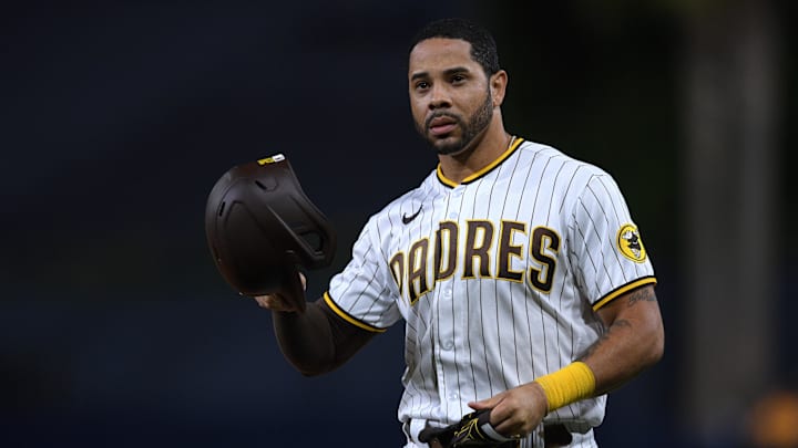 San Diego Padres left fielder Tommy Pham (28)