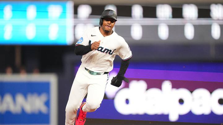 Miami Marlins second baseman Xavier Edwards 