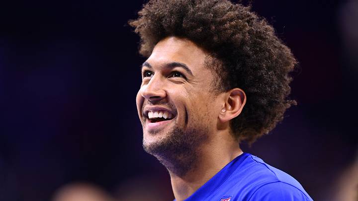 Philadelphia 76ers guard Matisse Thybulle (22) warms up before the game against the Indiana Pacers at Wells Fargo Center. 